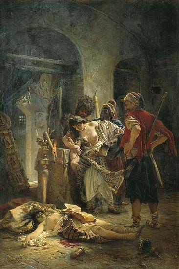 Konstantin Makovsky The Bulgarian martyresses Germany oil painting art